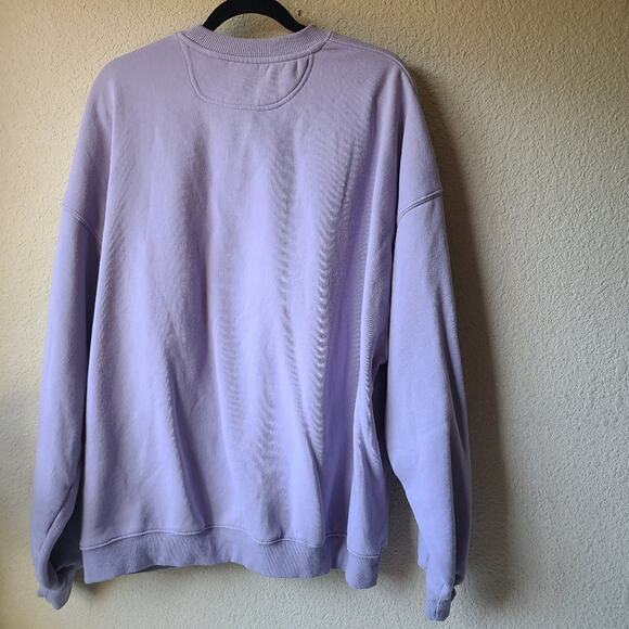Barbie Cotton On Lavender Sweater with White Logo Women's Size XL - Picture 2 of 9